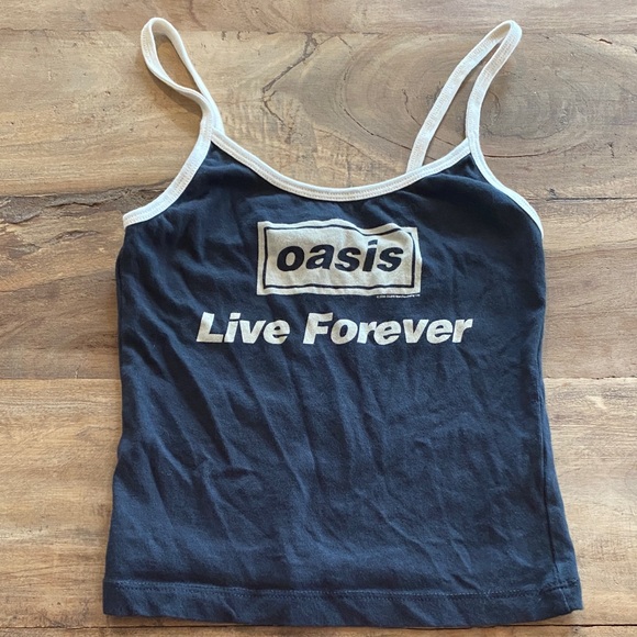 Urban Outfitters Oasis “live forever” babydoll tank top - Picture 1 of 4